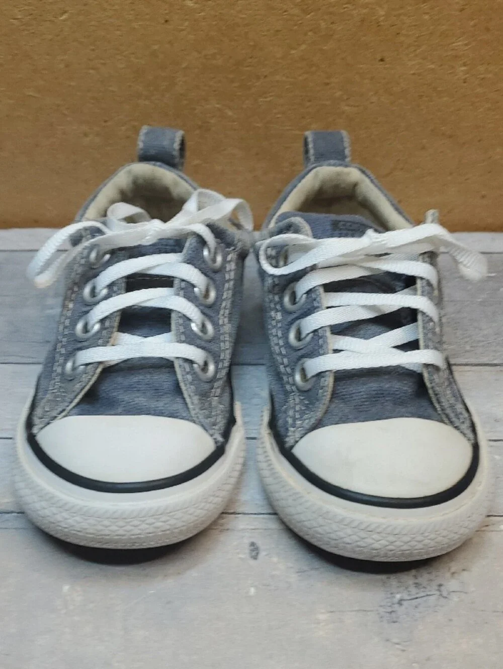 Converse Chuck Taylor All Stars Blue Slip-on Sneakers Size 5/13 cm